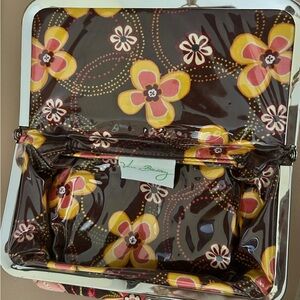 Vera Bradley Floral Cosmetic Bag